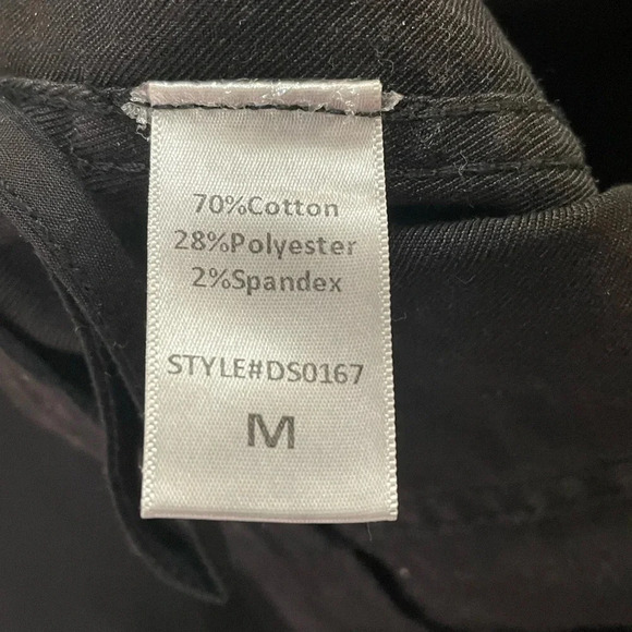 Denim Leopard Mini Skirt Medium Wash - Picture 5 of 5